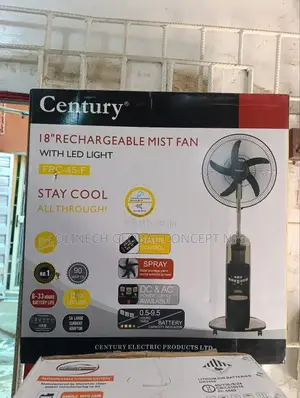 18 Inches Rechargeable Century Mist Fan