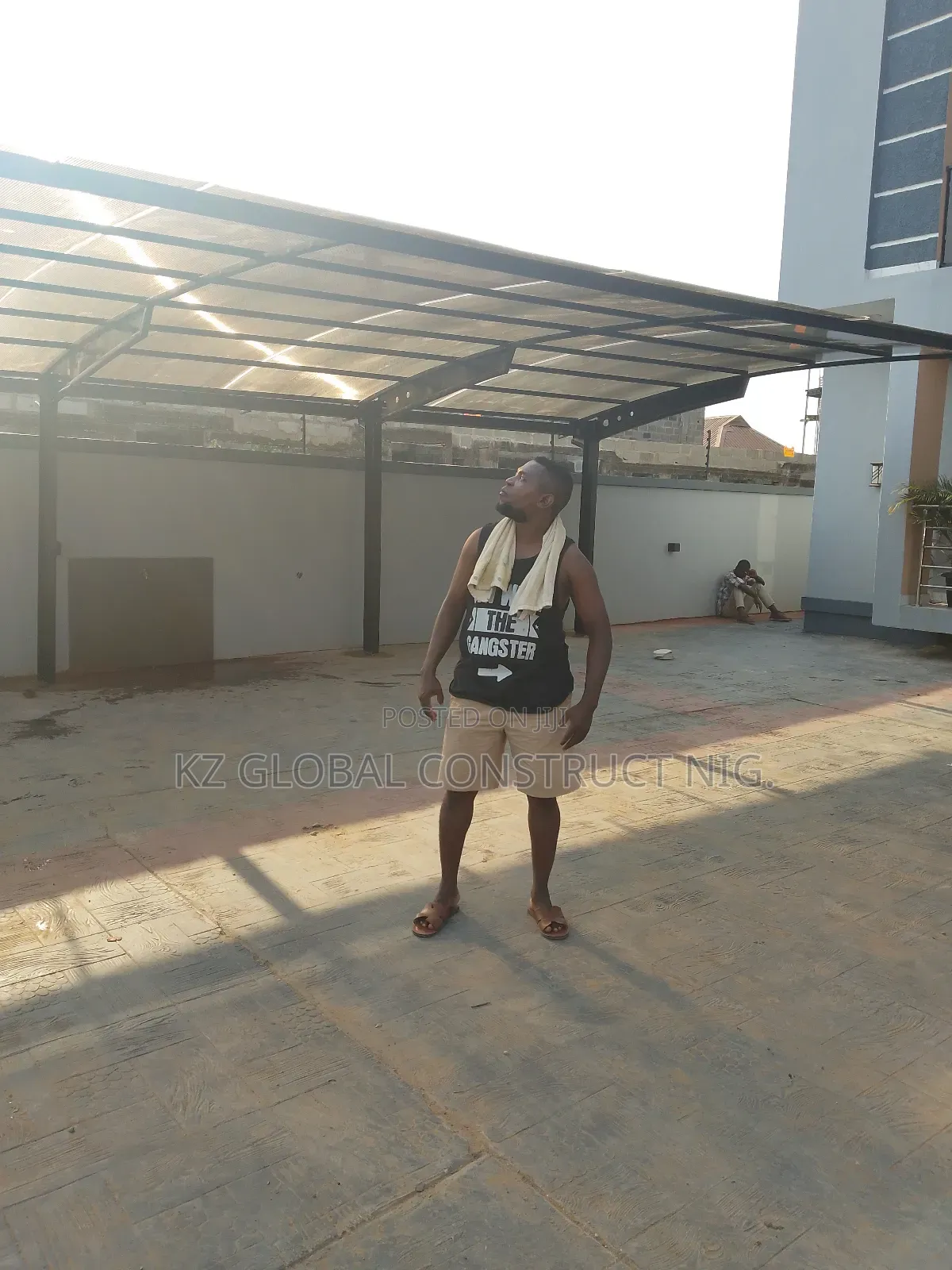 H-beam Carport With Danpalon Coverings