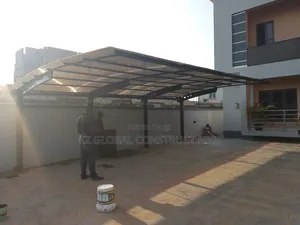 H-beam Carport With Danpalon Coverings 003