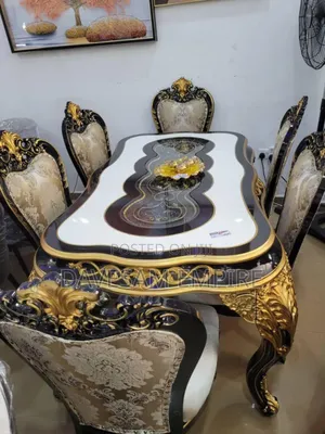 Photo - Stunning and Lassic 6-Seater Turkey Royal Dining Sets