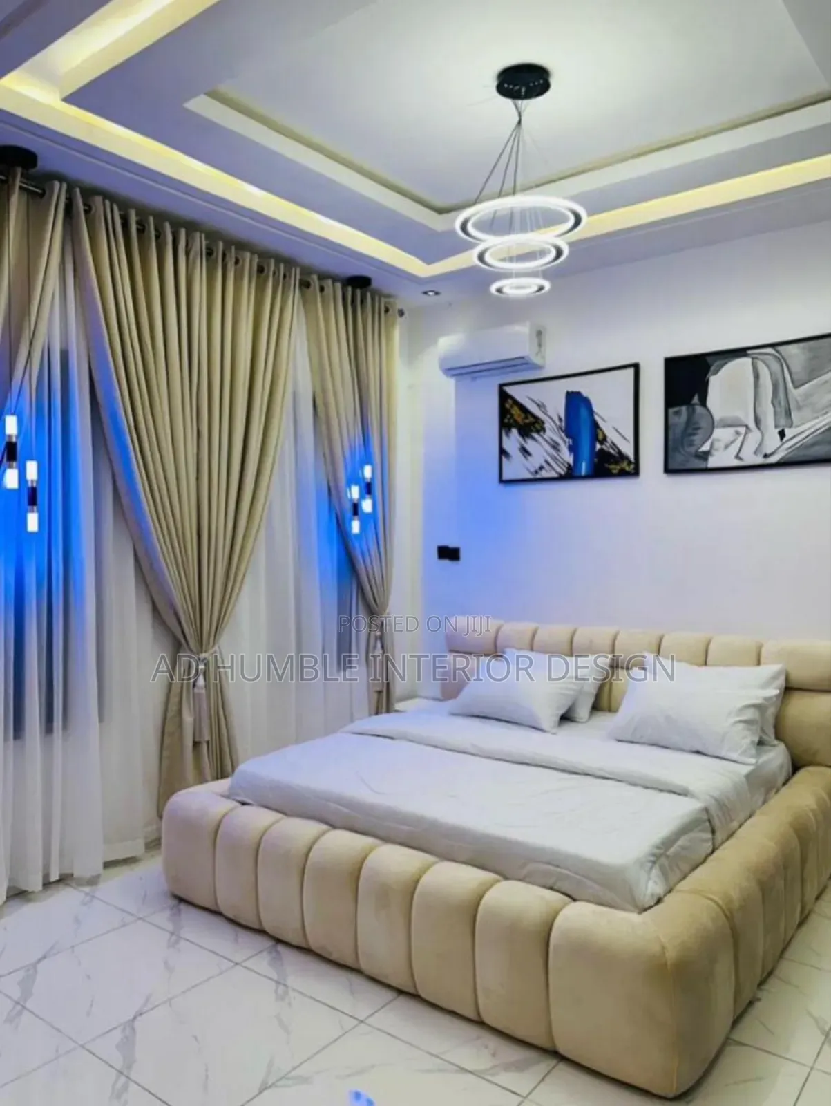 White Bubble Bed Frame 6/6