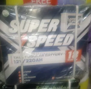 Super Speed Tubular Battery 12v 220ah Is Available