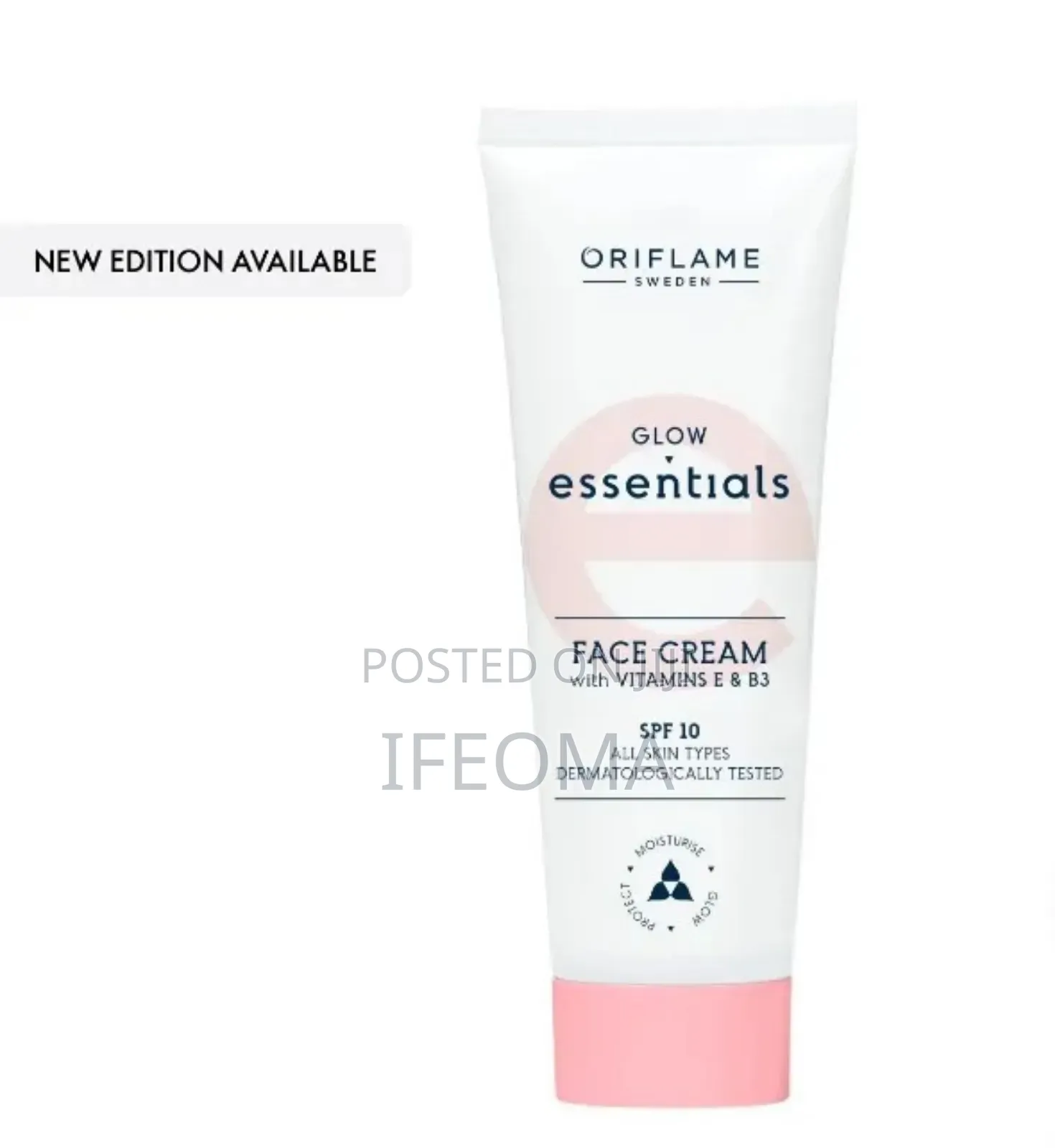 Glow Essentials Face Cream With Vitamins E B3 SPF 10