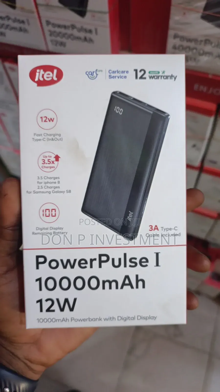 Itel 10,000 Mah Powerbank Ai