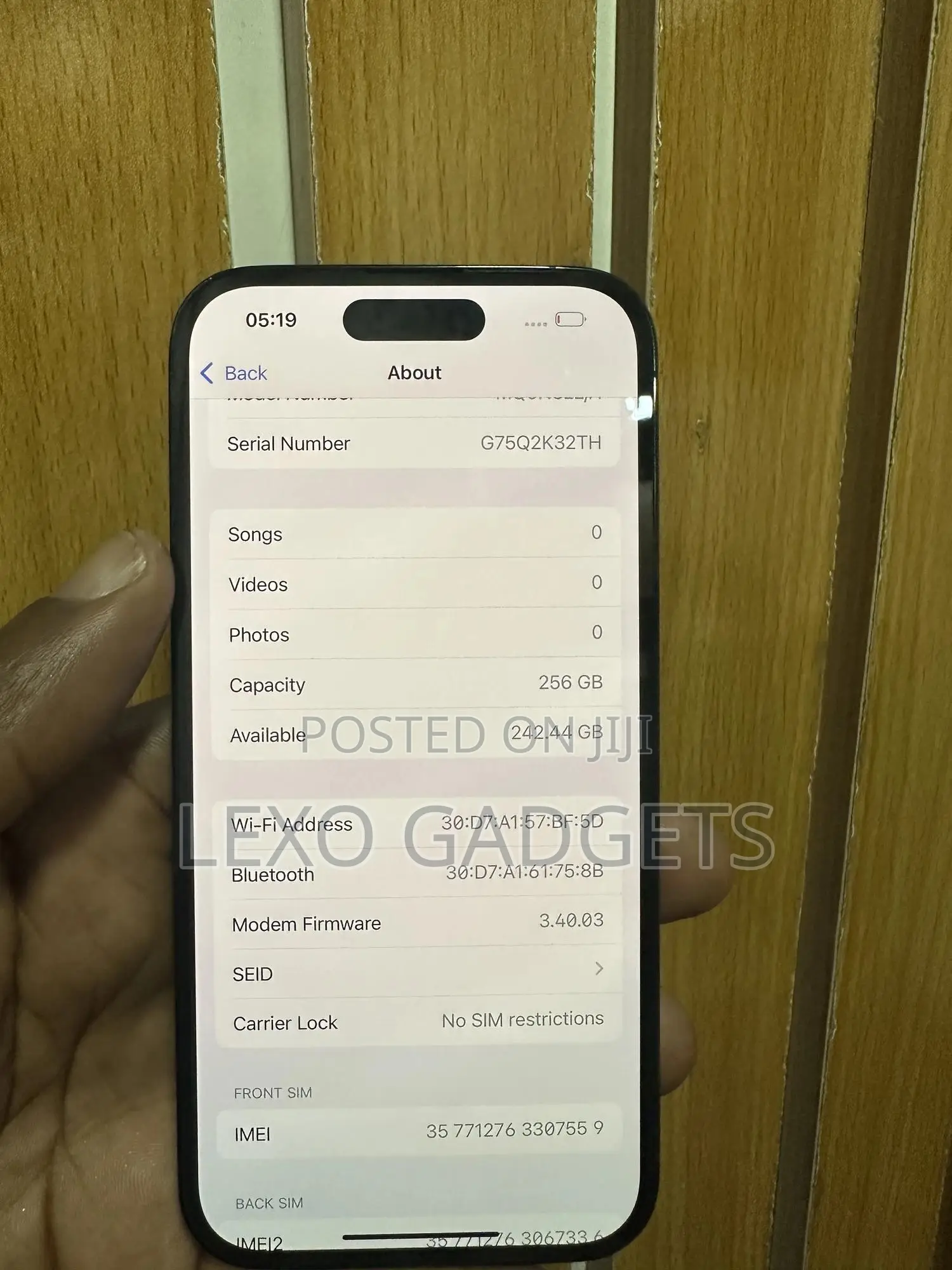 Apple iPhone 14 Pro 256 GB Black