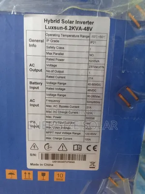 6.2kva 48v Luxsun Hybrid Inverter