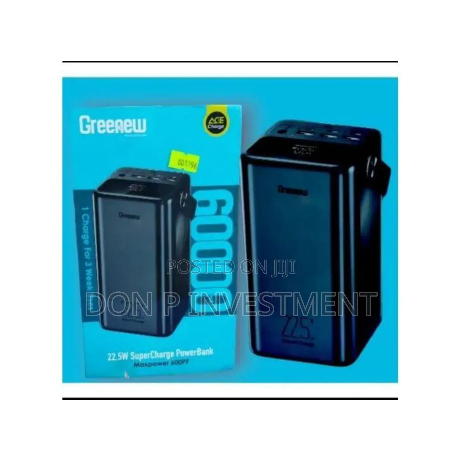 Itel Greenew 60,000 Mah Powerbank