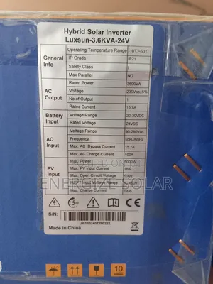 3.6kva 24v Luxsun Hybrid Inverter