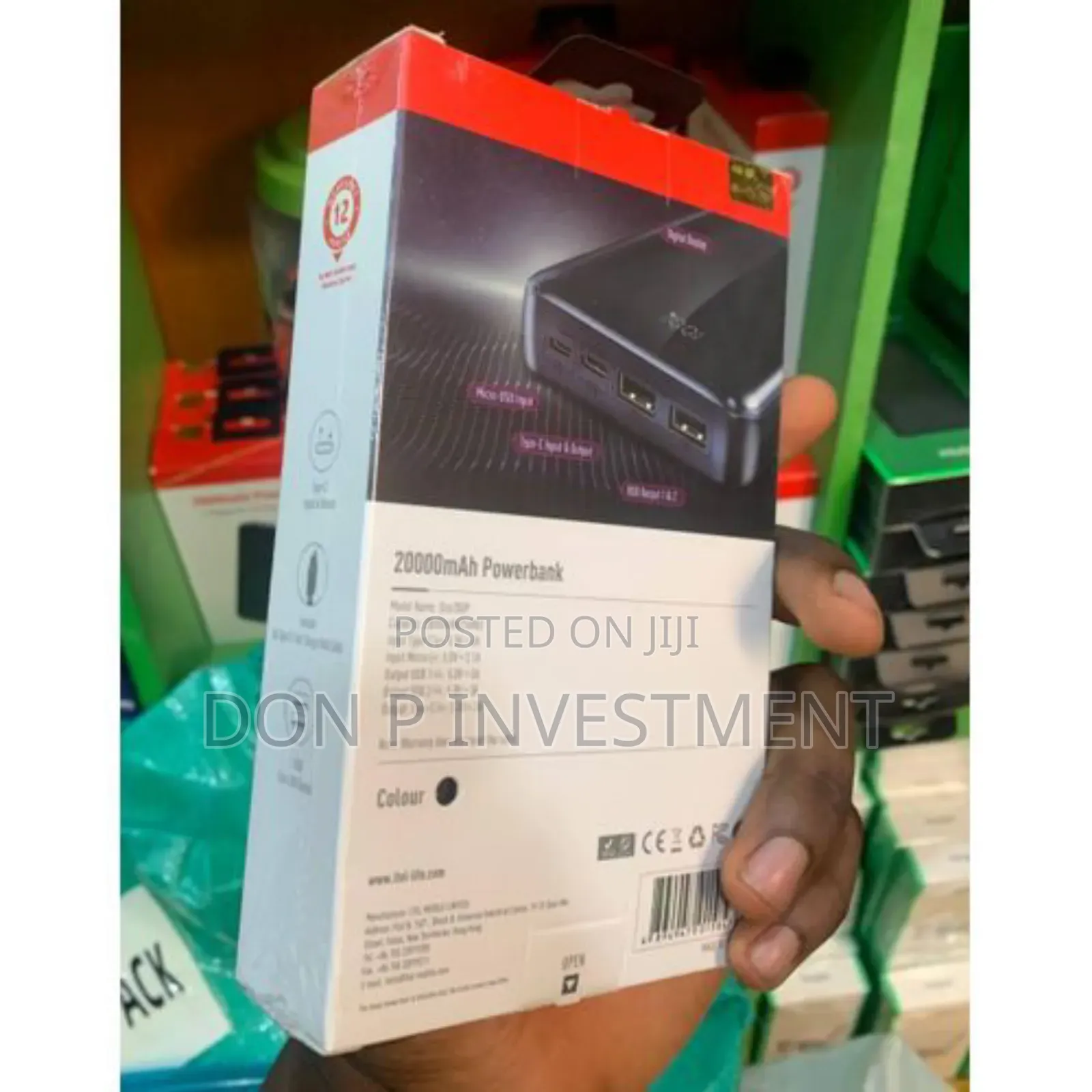 Itel 20,000 Mah Digital
