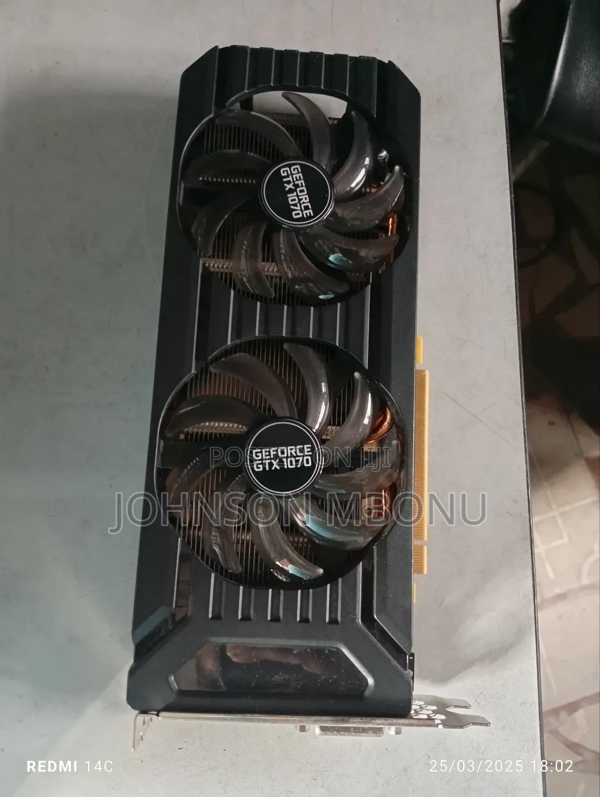 Geforce Nvidia Dedicated Graphic GTX 1070 8gb