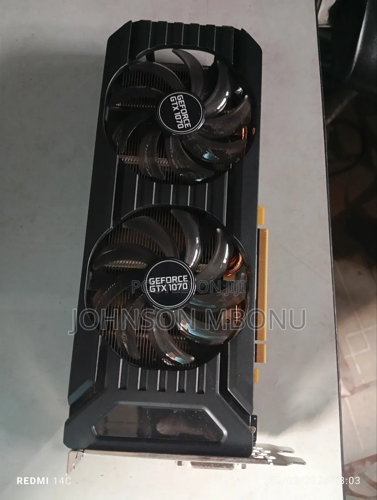 Geforce Nvidia Dedicated Graphic GTX 1070 8gb