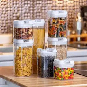 7pcs Set 
Airtight Cereal Container