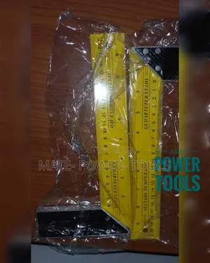 Yellow Painted Hardened Steel Try Square 250mm/10” Inch