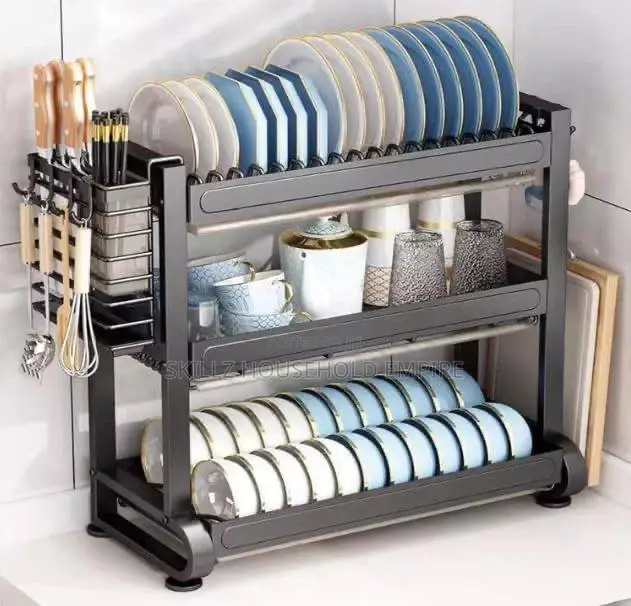 3 Layer Kitchen Tableware Rack