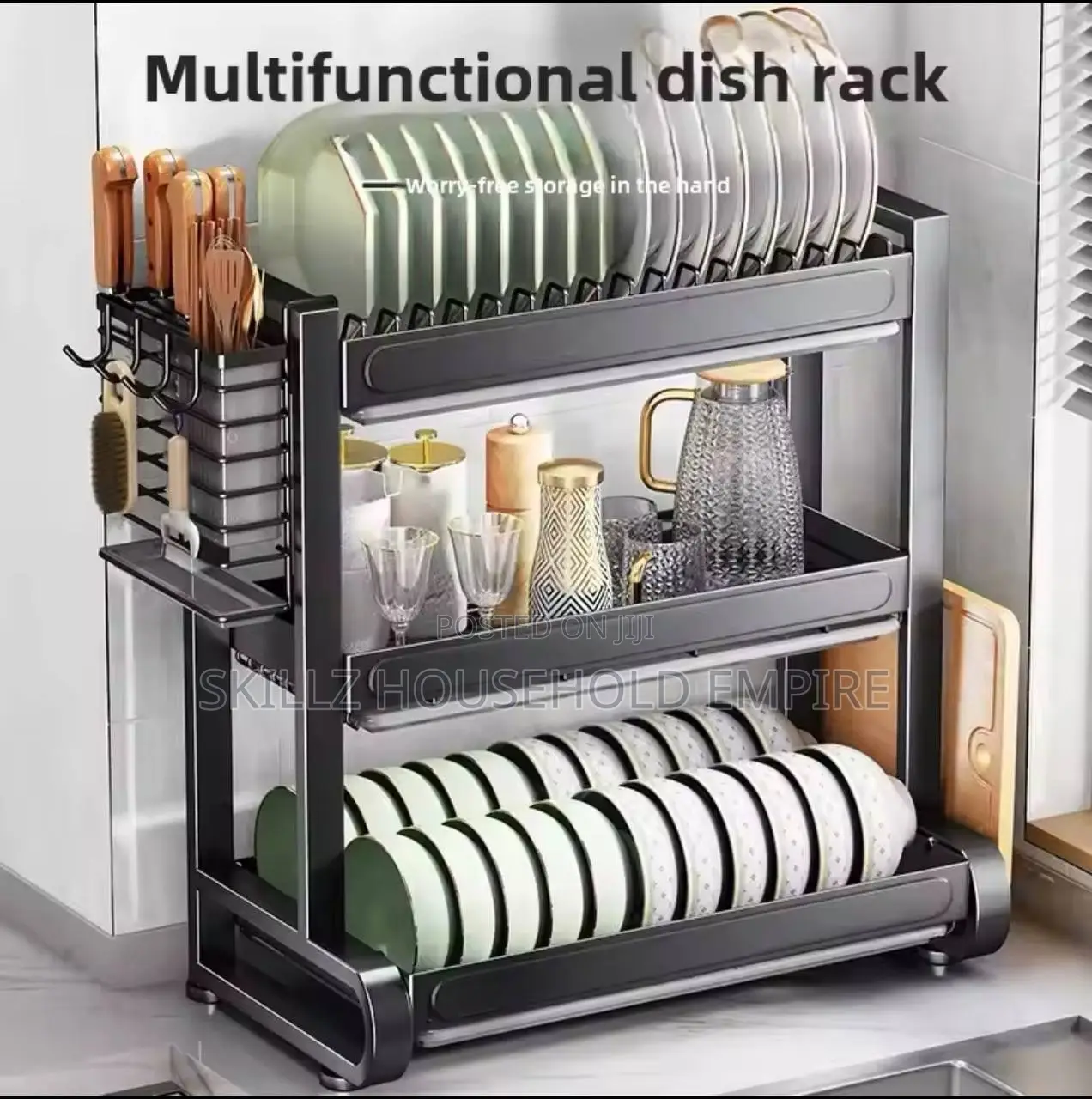 3 Layer Kitchen Tableware Rack
