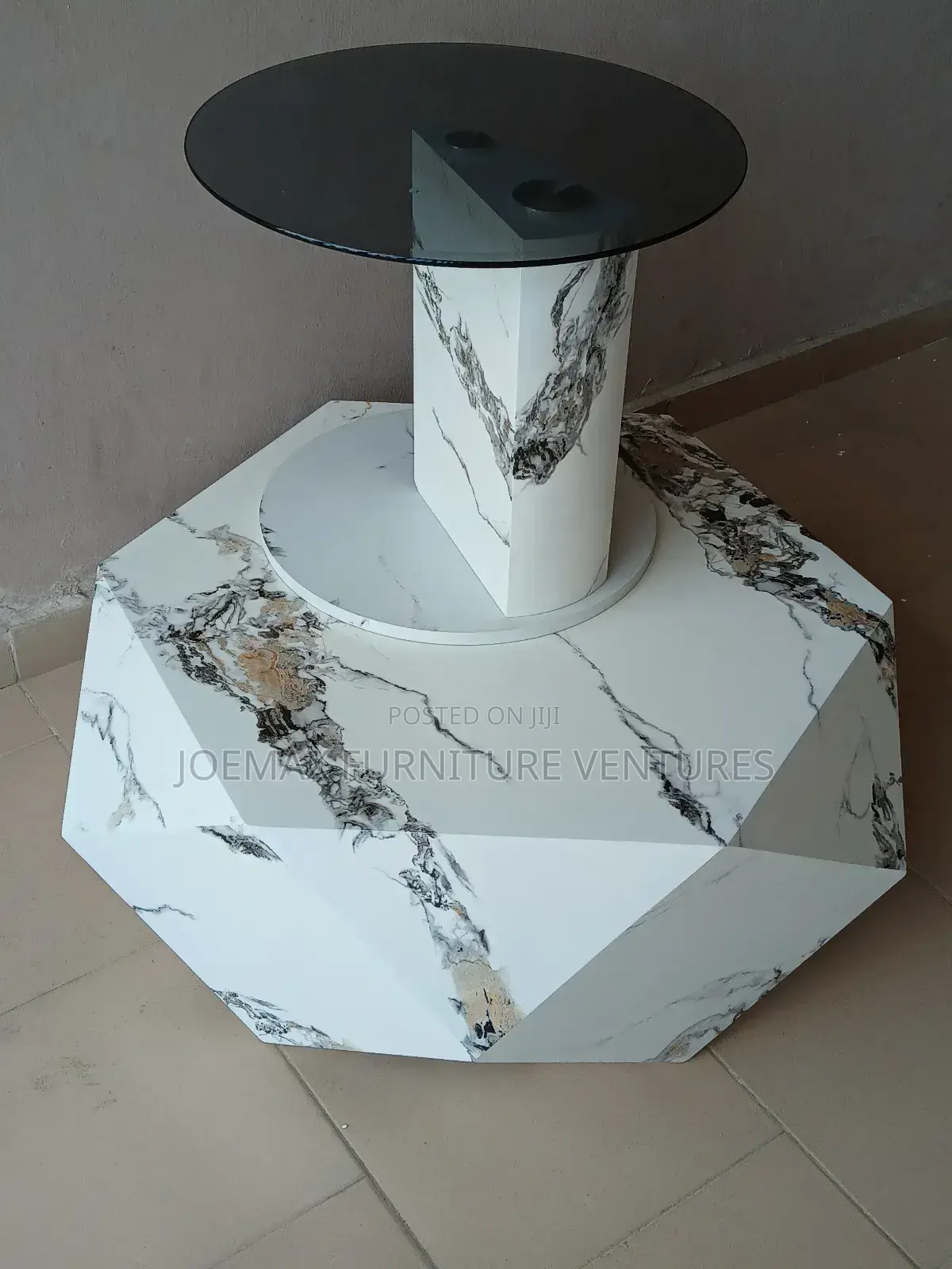 Turkish Diamond Shape Table With One Stool.