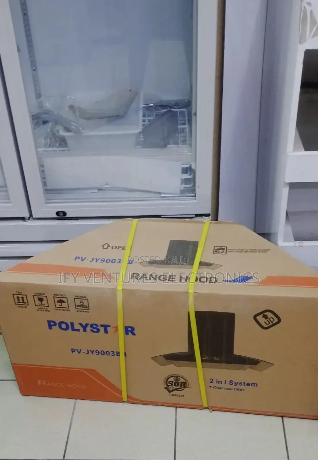 90cm Polystar Heat Extractor, With Charcoal Filter.