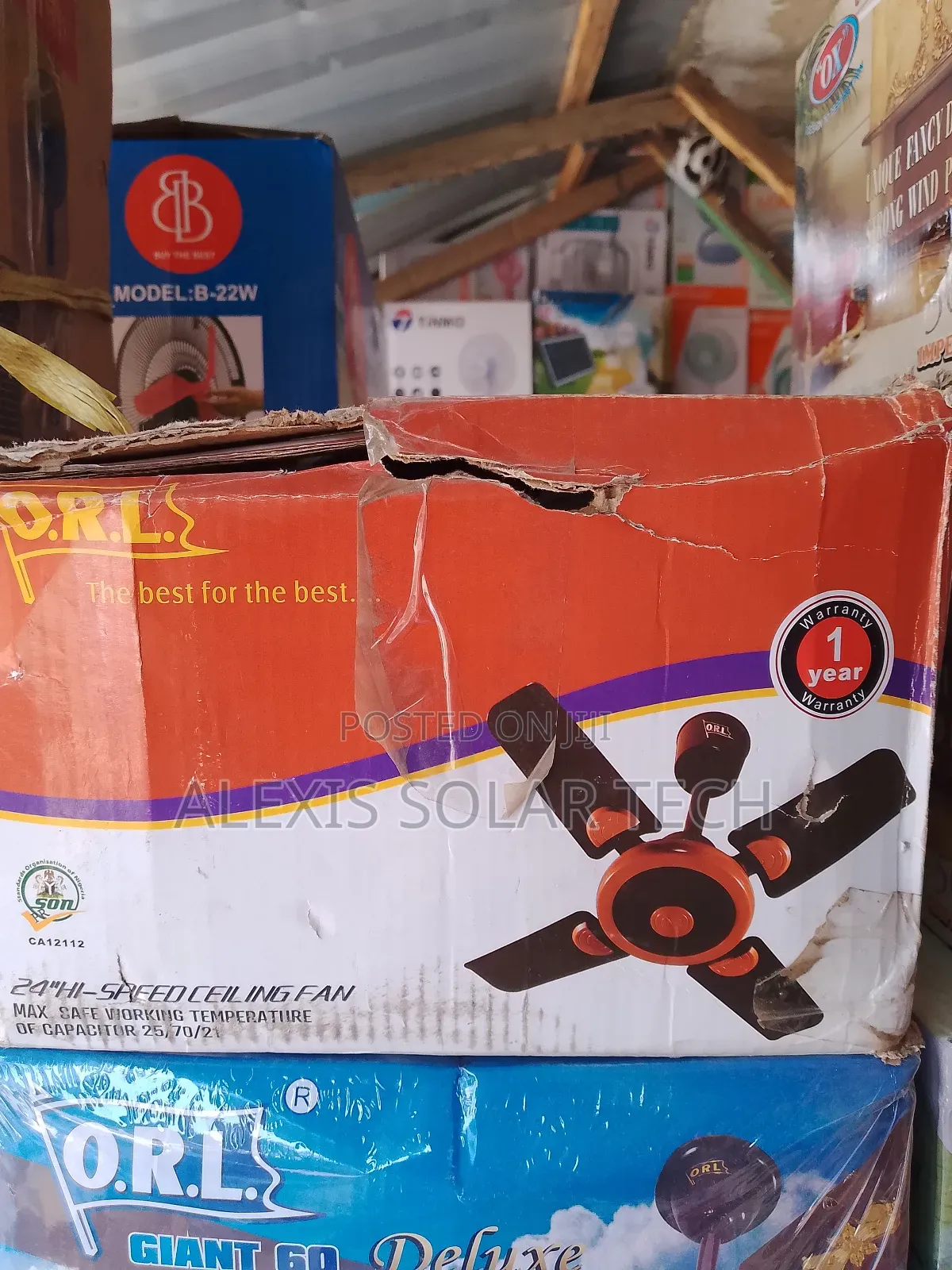 24 Inches Orl Ceiling Fan