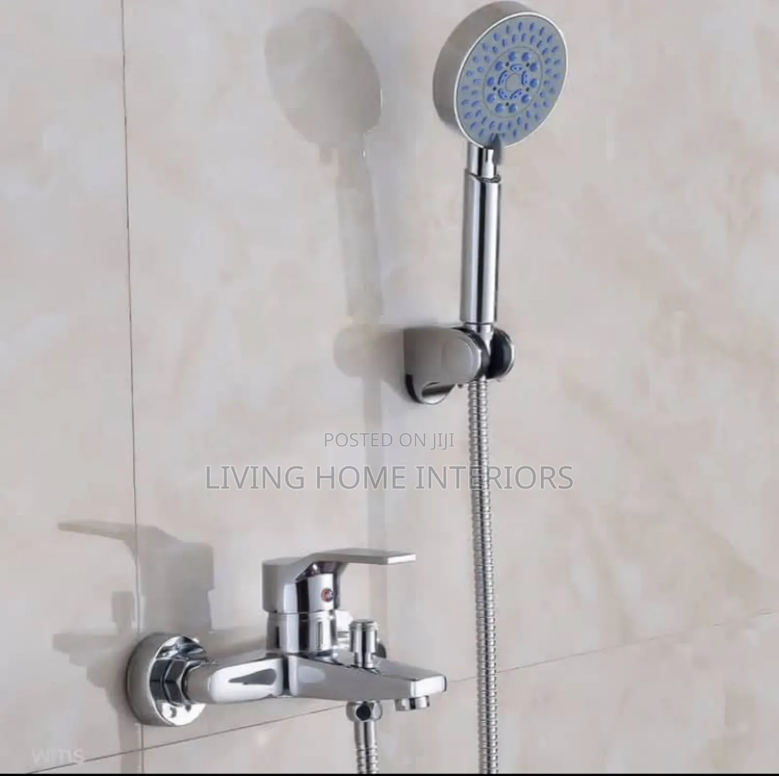 Silver Bath Mixer Tap