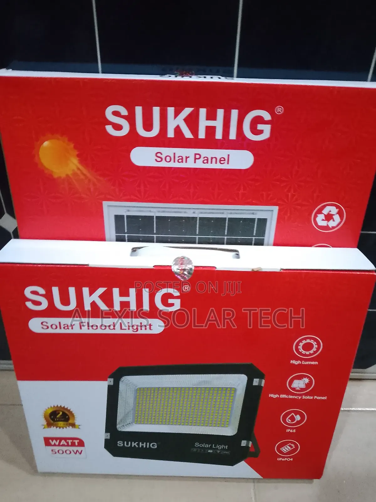 Sukhig Solar Flood Light 500w