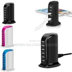 Multi Port Wall Charger 6 Port Usb Hub Fsat Wall Charging
