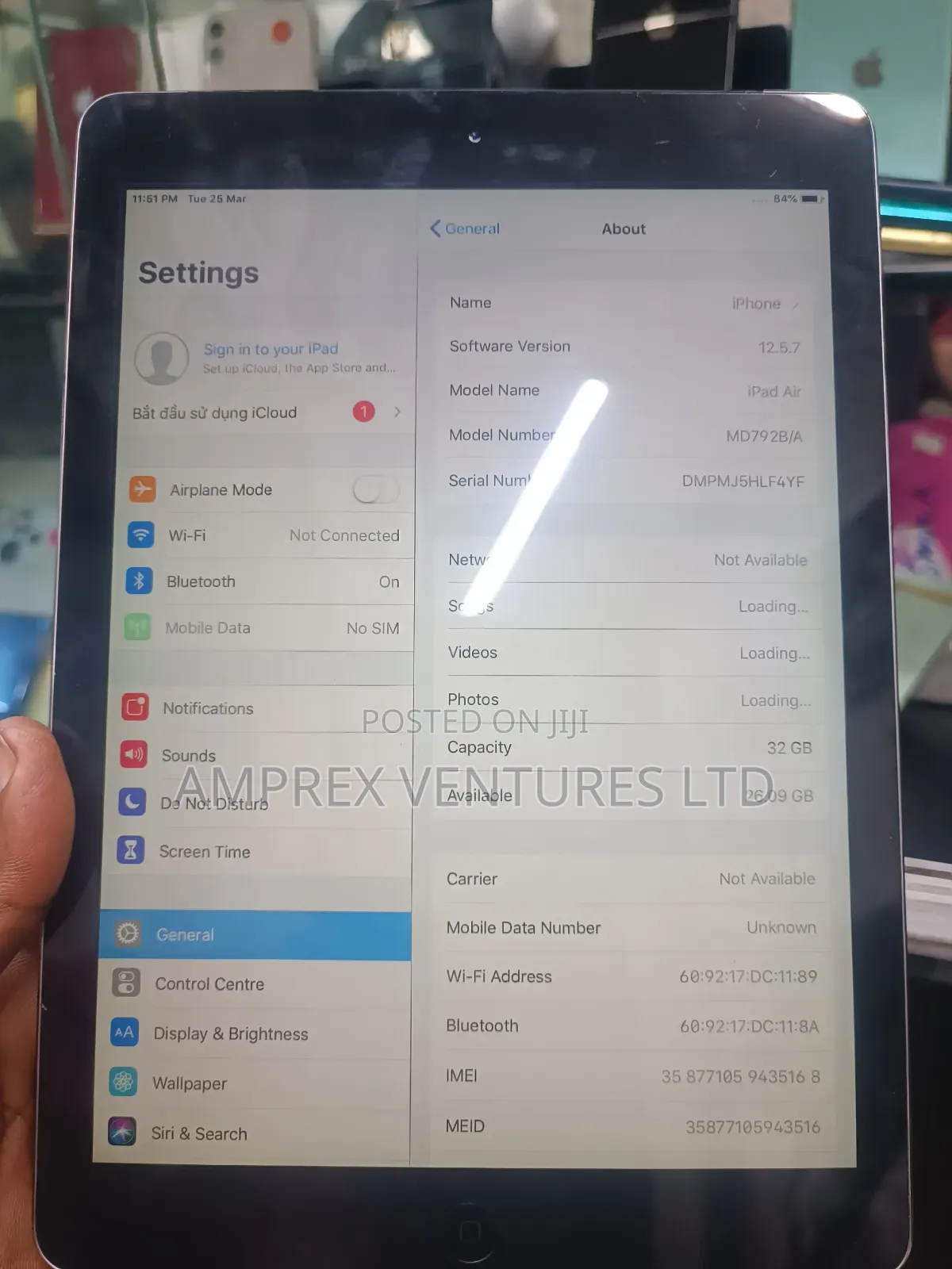 Apple iPad Air 32 GB Silver