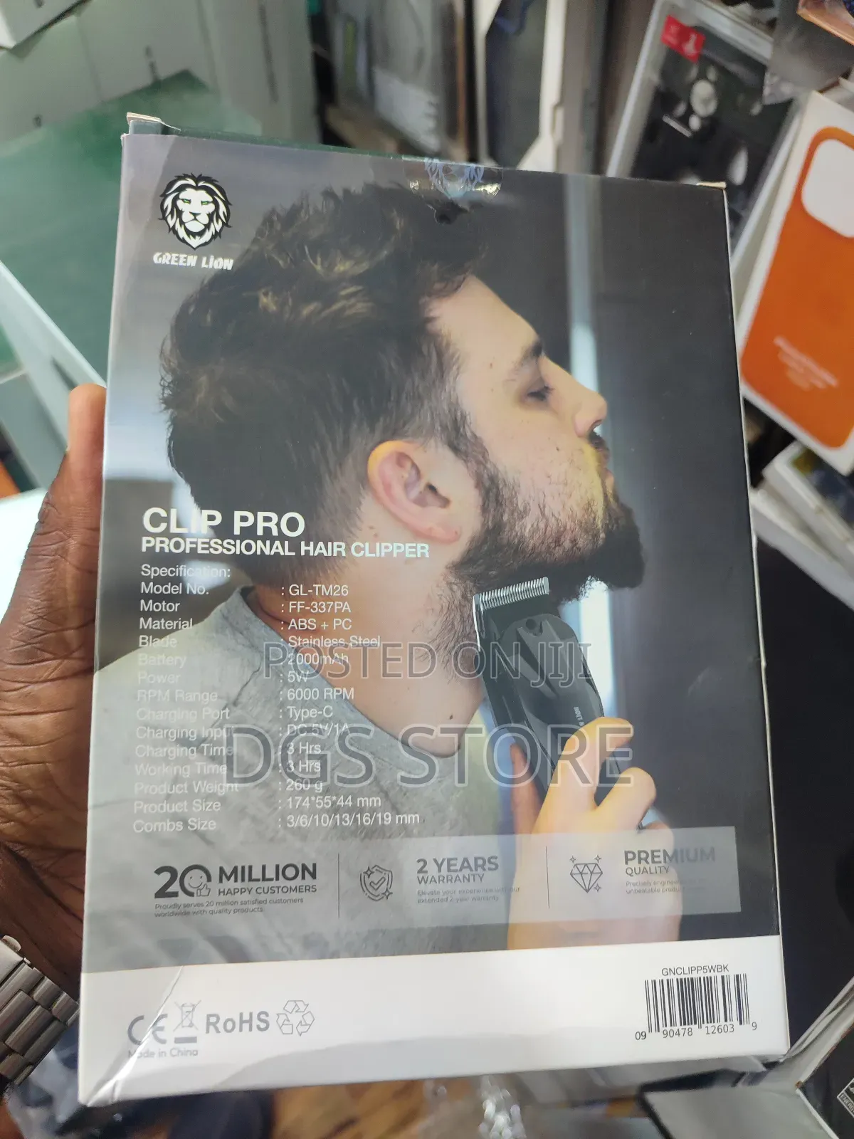 Green Lion Clip Pro Hair Clipper