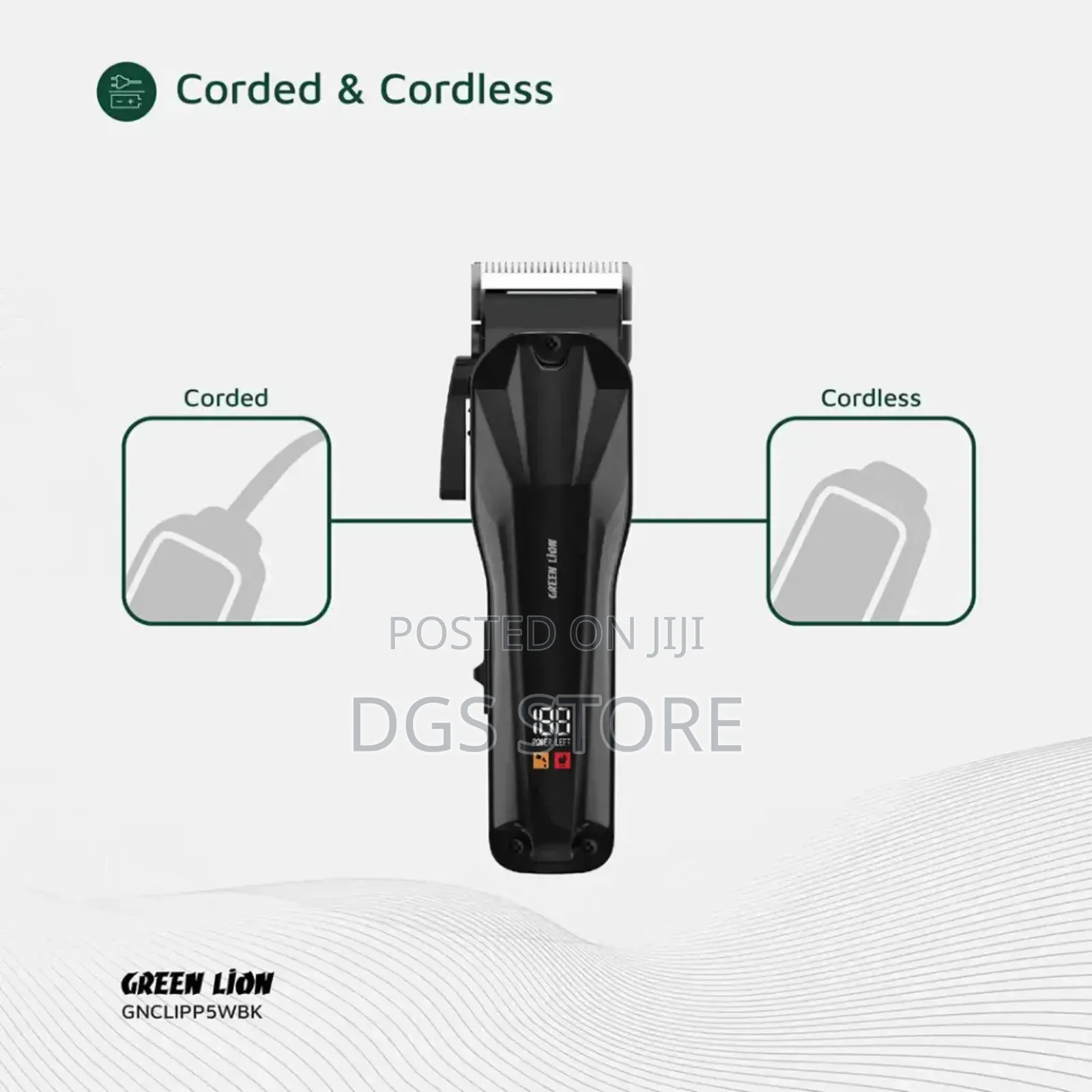 Green Lion Clip Pro Hair Clipper
