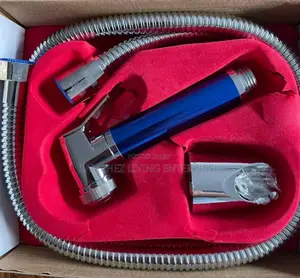 Blue Chrome Handheld Bidet Sprayer - Modern Hygiene