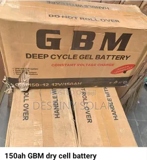 150ah Solar Dry Cell Battery GBM Much Available