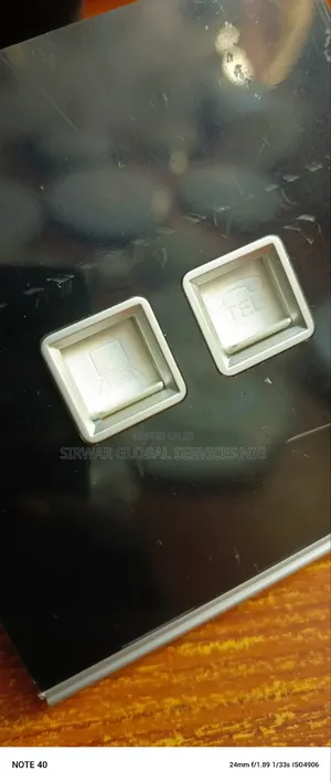 Computer Internet Socket + Telephone Socket
