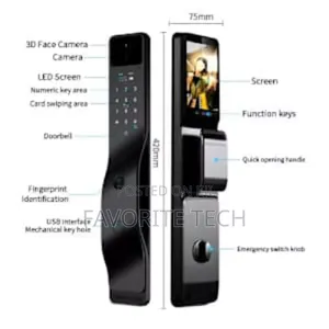 Door Lock- 3d Face Recognition With Video Intercom