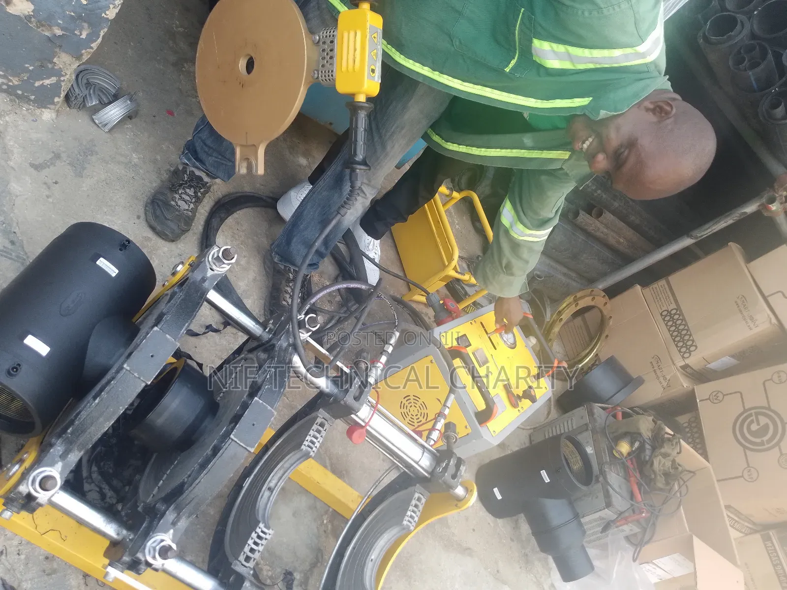 Joining 160mm Electro Fusion Tee