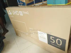 50 Inches Lg Smart Frameless Tv+ Youtube, Netflix Wi-Fi