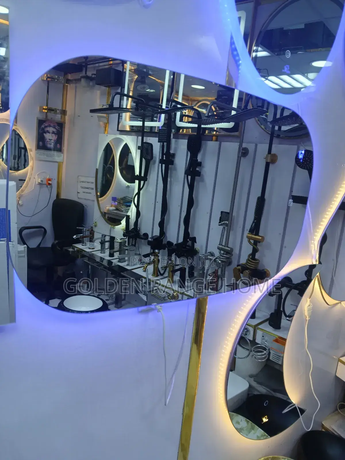100cmx70cm Wall Mount Led Mirror