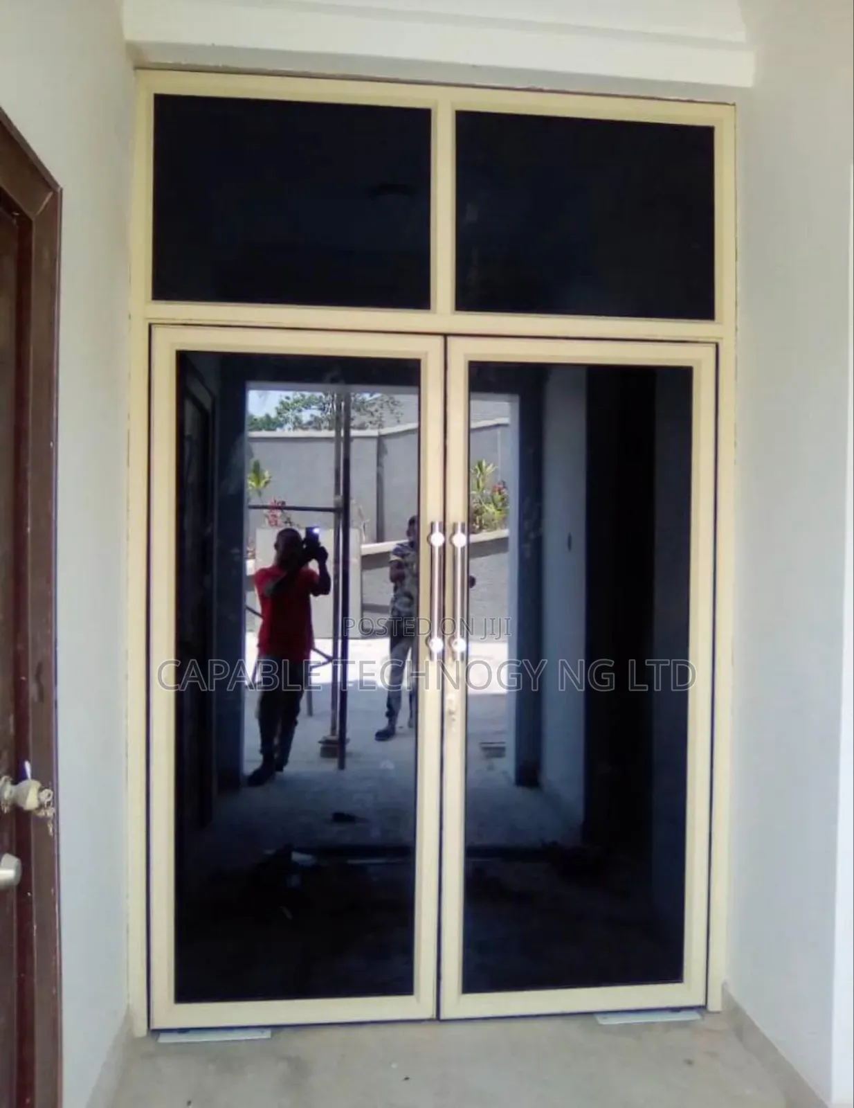 Aluminum Double Glass Door