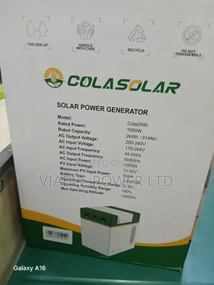 2000w Cola Solar Generotor