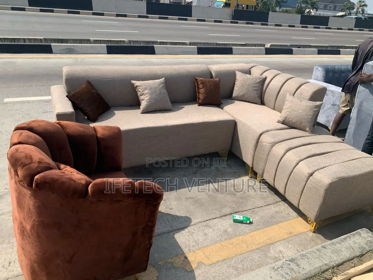 Divan L Shape With Single