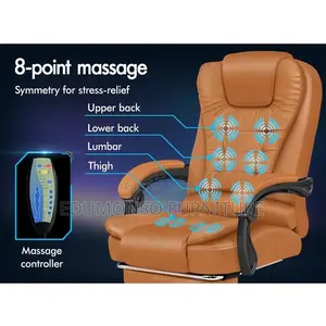 Basel Massage Office Chair With Footrest