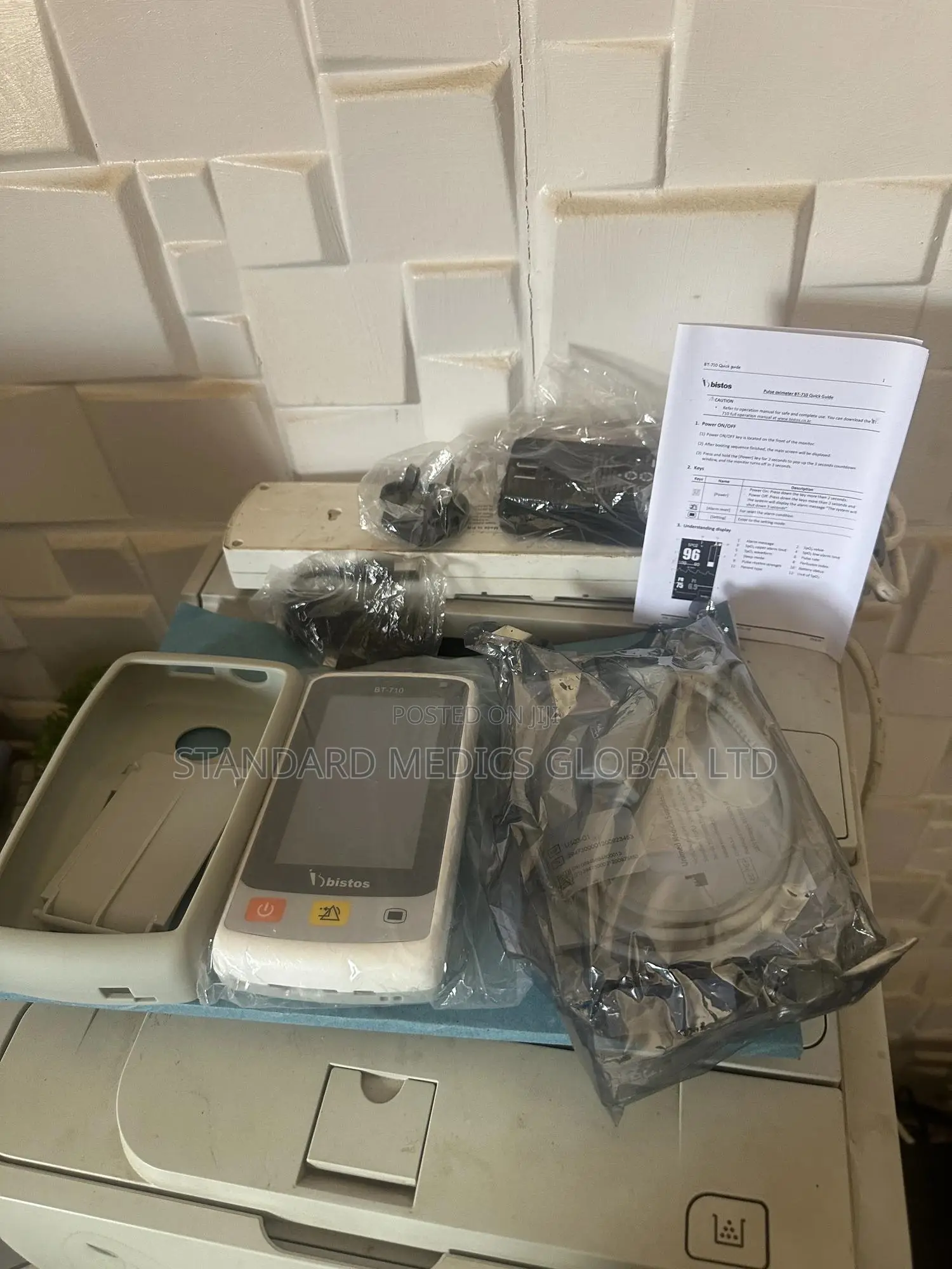 Handheld Pulse Oximeter Biostos