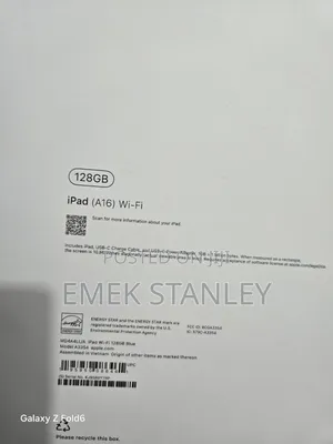 New Apple iPad Wi-Fi 128 GB Black
