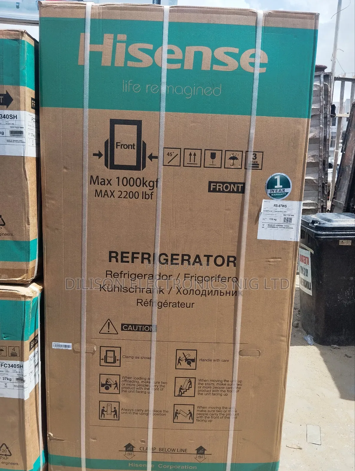 Brand New Hisense Side by Side Fridge