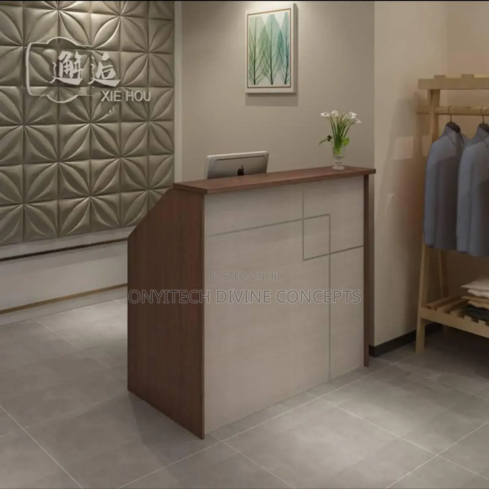 Modern Office Receptionist Desk 009