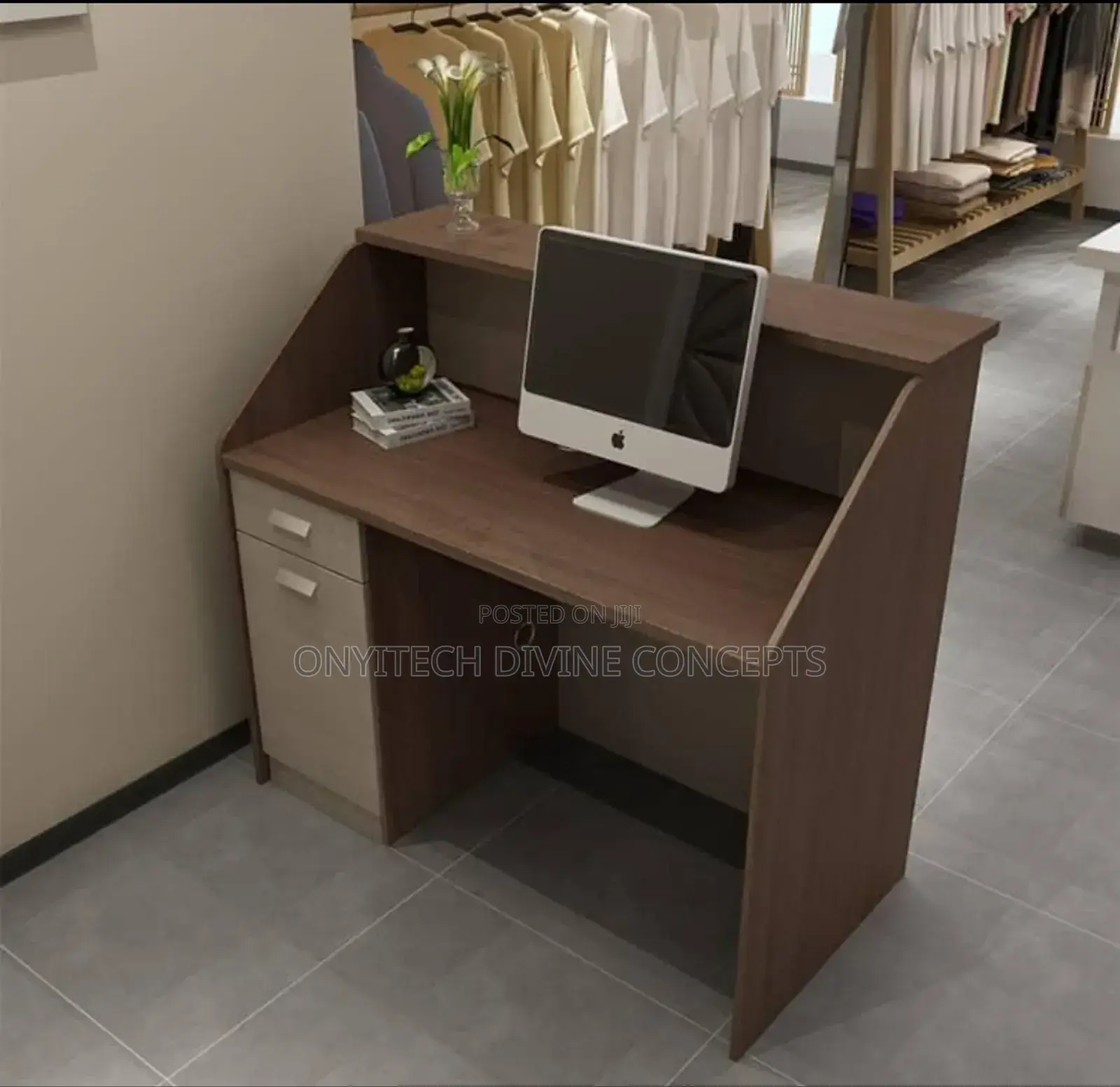 Modern Office Receptionist Desk 009
