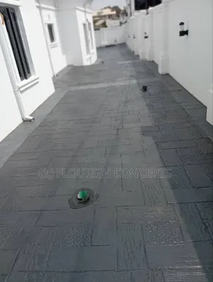 Charming Stamped Concrete Flooring