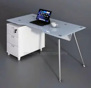 Glass Top Rugged Office Table