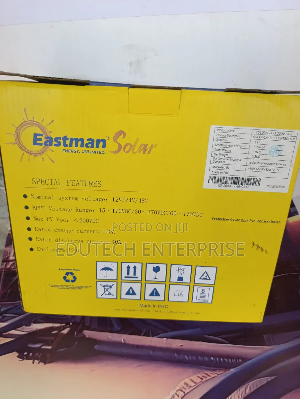 Eastman 100a MPPT Charge Controller
