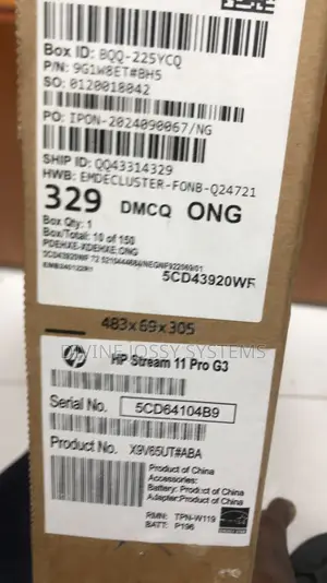 New Laptop HP Stream 11 Pro G3 4GB Intel Celeron SSD 60GB