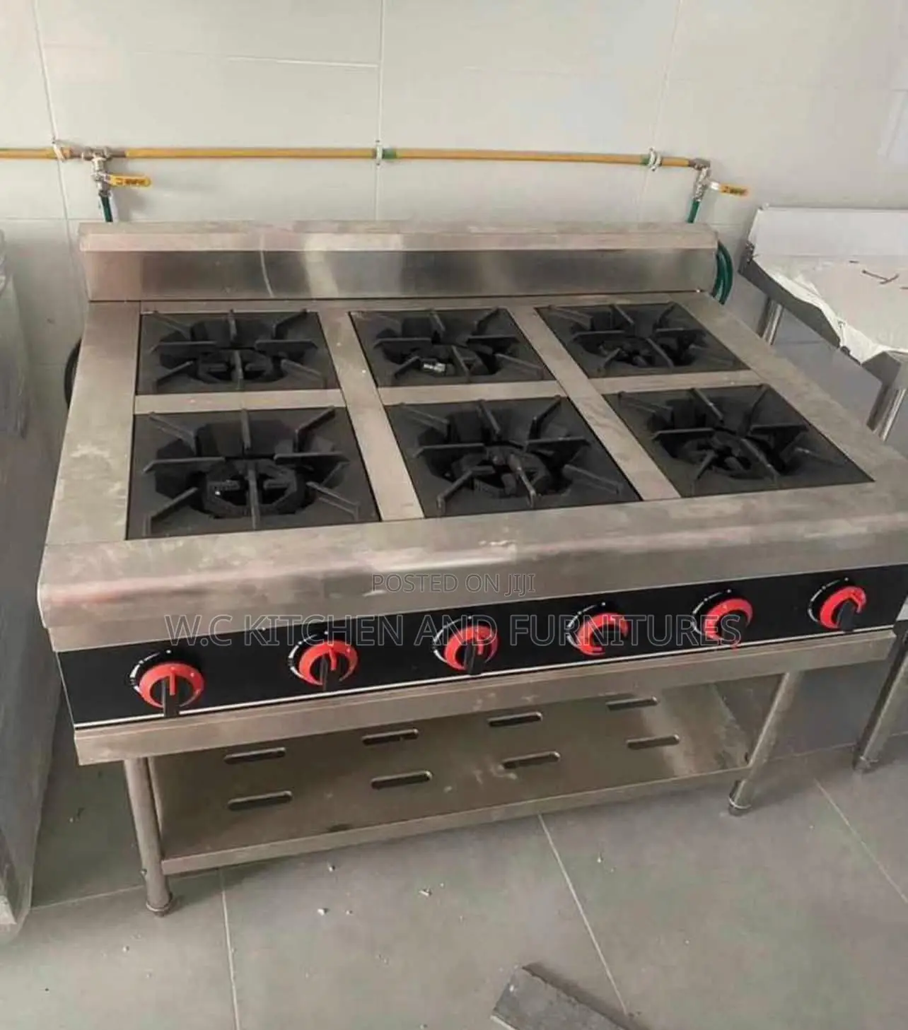 6 Burner Gas Cooker Without Oven