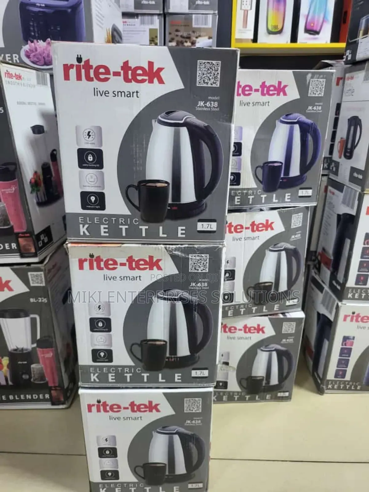 Rite Tek Jk 638 Stainless Kettle